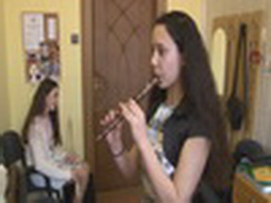 Kristýna Pecháčková ve finále soutěže flétnistů - zobrazit video