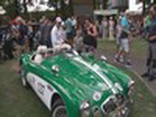 Automobiloví a motocykloví veteráni v Bohumíně - zobrazit video