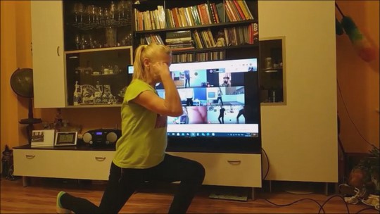 Taneční škola on-line, Radost trénuje po internetu - zobrazit video