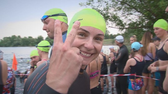 Třetí Ocelácký triatlon u Vrbického jezera - zobrazit video
