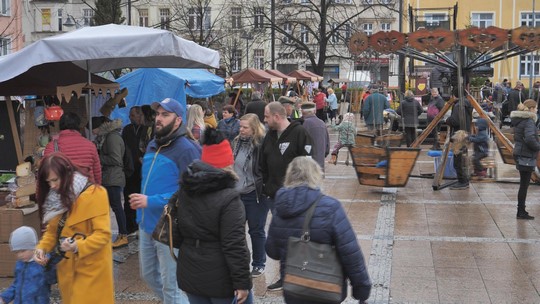 Velikonoční jarmark v centru Bohumína - zobrazit video