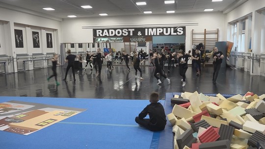 Taneční workshop Radosti s hvězdami oboru - zobrazit video