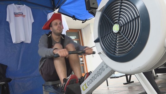 Vytvořili český rekord na veslovacích trenažérech - zobrazit video