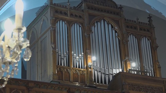 Sbírka na opravu varhan v evangelickém kostele - show video