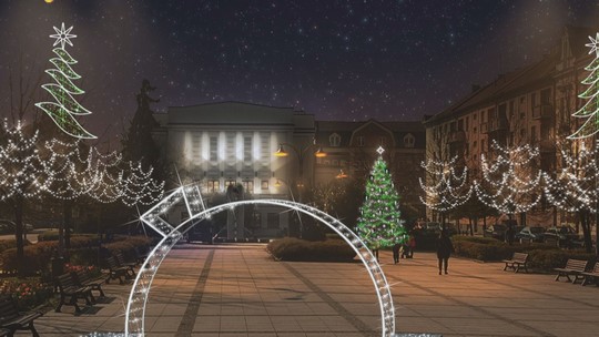 Rozsvítíme Vánoce, centrum Bohumína nově - przedstawić wideo