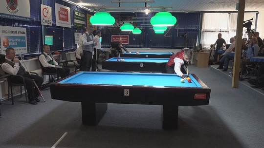 Kulečníkový Turnaj mistrů O pohár města (21. ročník) - przedstawić wideo