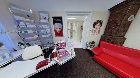 Salon kosmetyczny Sandra - Wejście i modelowanie paznokci - Zwiedzanie wirtualne