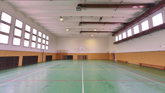 Dom Dzieci i Młodzieży - sala gimnastyczna - Zwiedzanie wirtualne