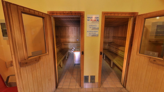 Aquacentrum - sauna - Zwiedzanie wirtualne
