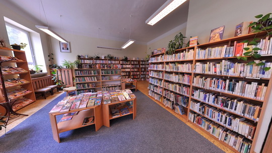 Biblioteka K3 w Zabłociu - wnętrze - Zwiedzanie wirtualne