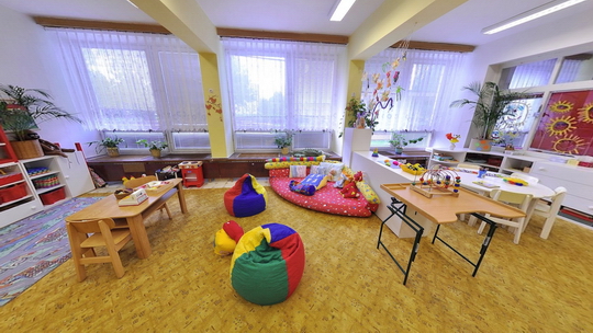 Diakonia Śląska - ośrodek SALOME - sala gier i zabaw - Zwiedzanie wirtualne