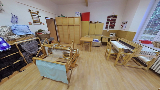 Centrum Usług Socjalnych – warsztaty społeczno-terapeutyczne – warsztat tkacki - Zwiedzanie wirtualne