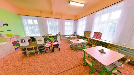 Kindergarten " Na Pískách" -  in the class - Show virtual view